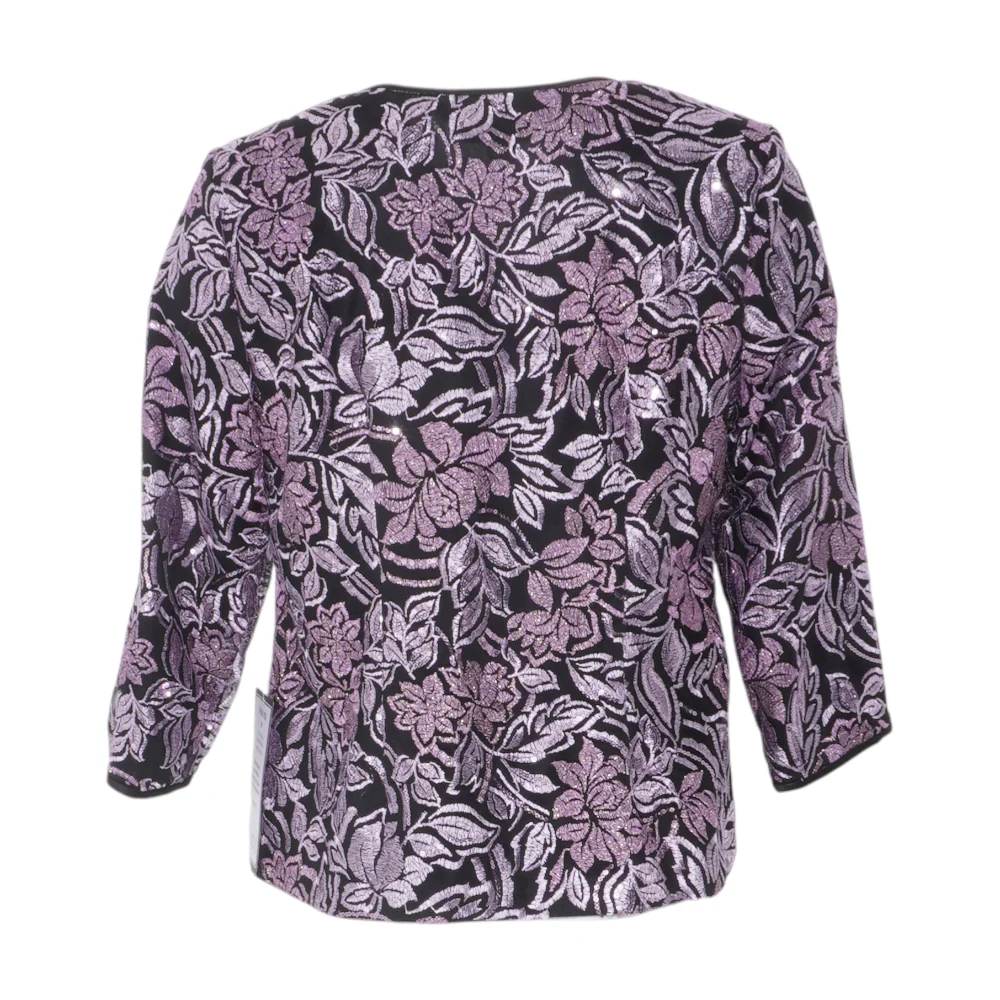 Purple Graphic Blazer - Image 2