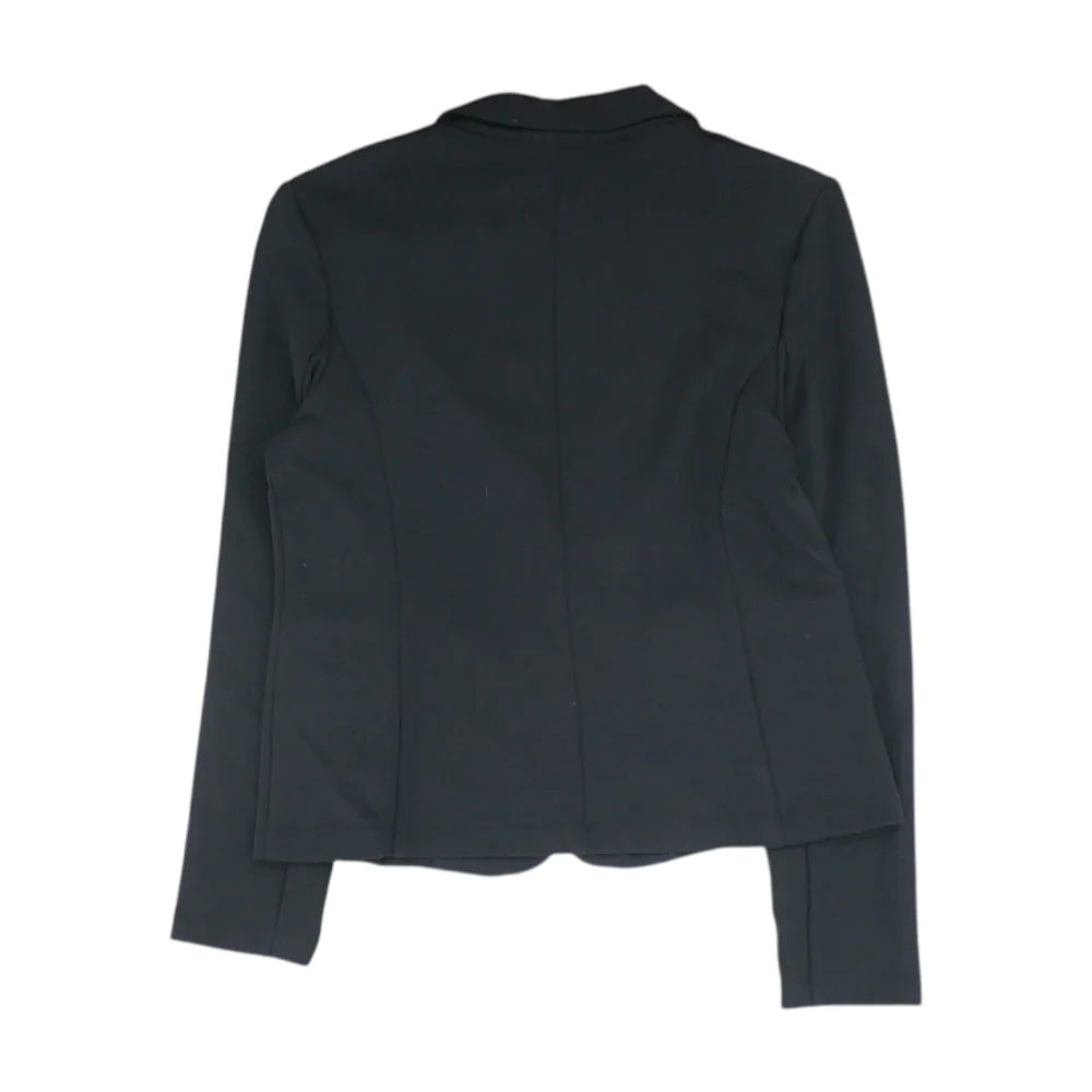 Black Solid Blazer - Image 2