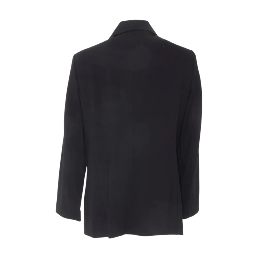 Black Solid Blazer - Image 2