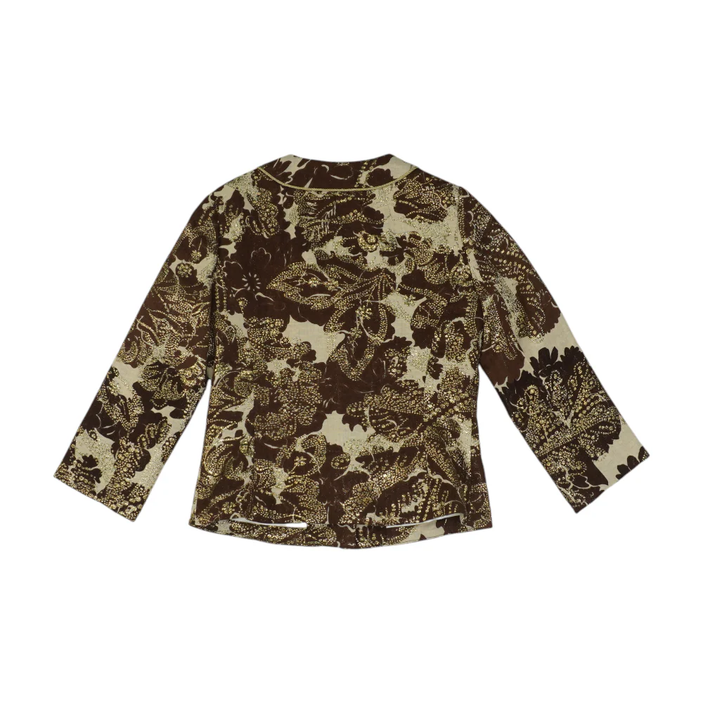 Brown Floral Blazer - Image 2