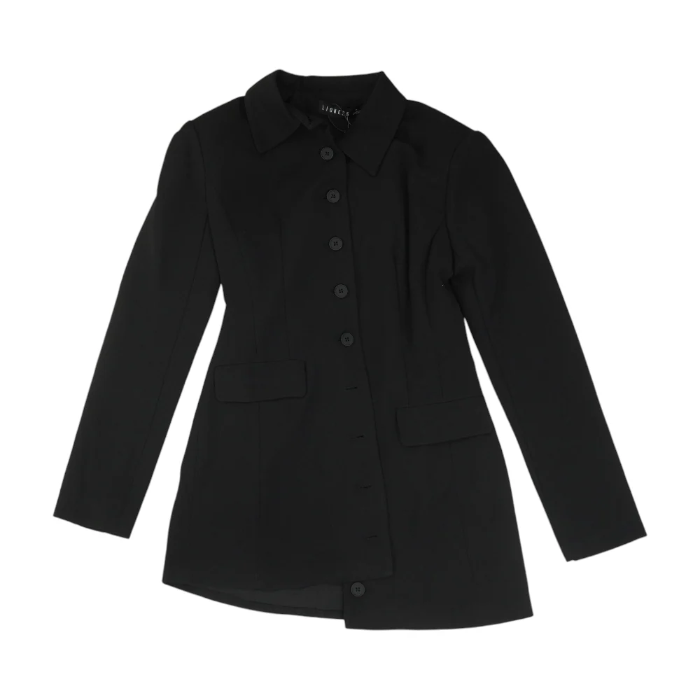 Black Solid Blazer