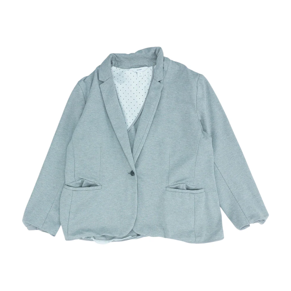 Gray Solid Blazer