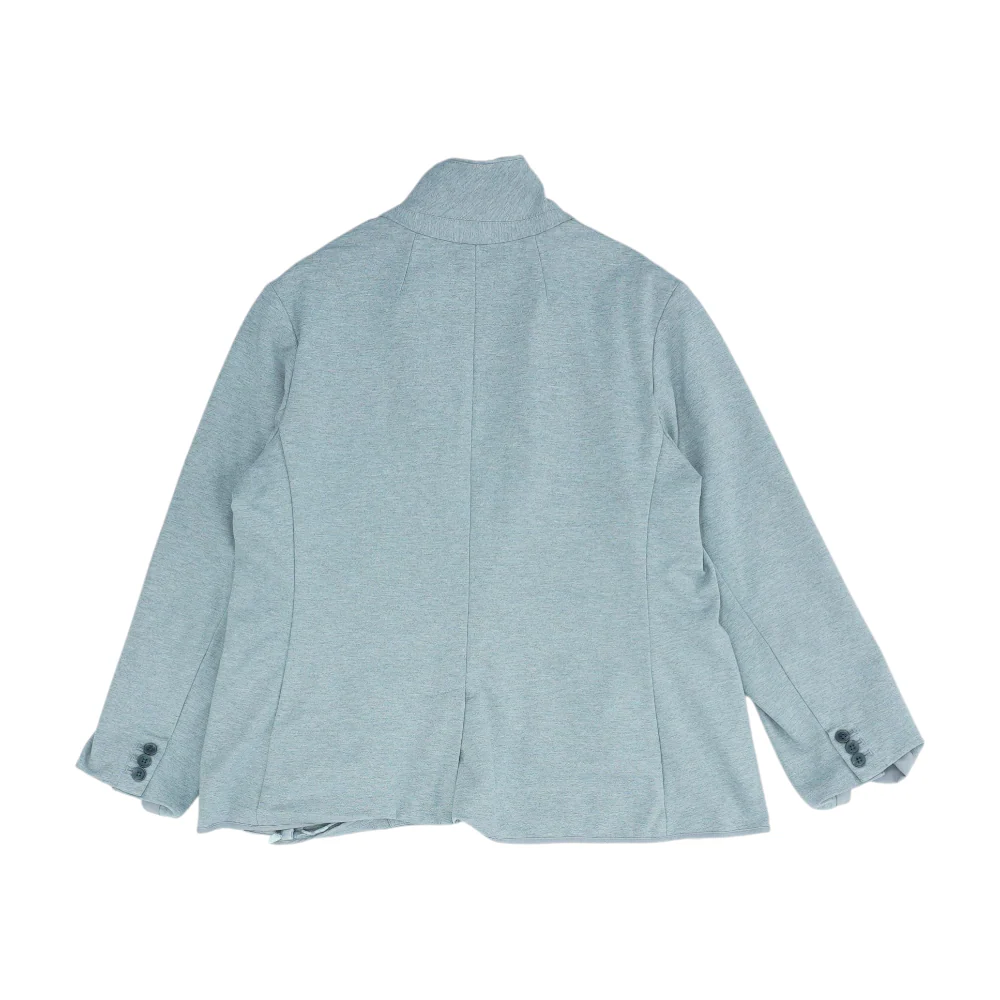 Gray Solid Blazer - Image 2