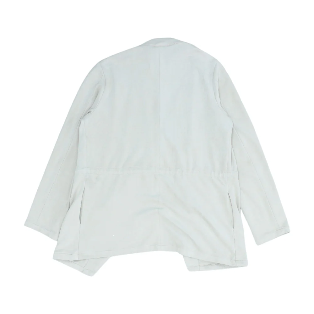 Beige Solid Blazer - Image 2