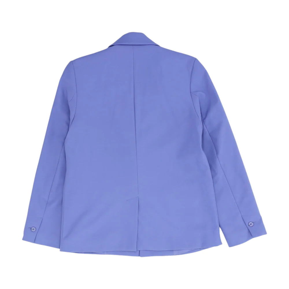 Purple Solid Blazer - Image 2