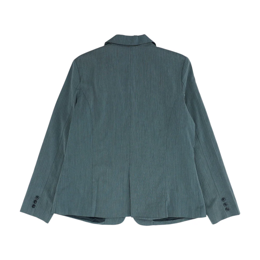 Gray Plus Striped Blazer - Image 2