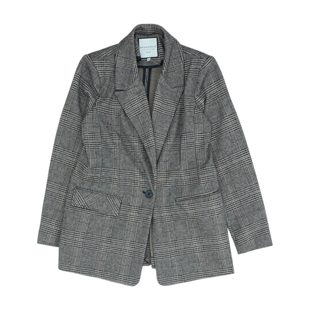 Brown Houndstooth Blazer
