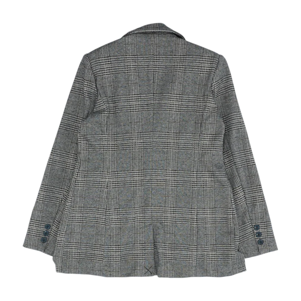 Brown Houndstooth Blazer - Image 2