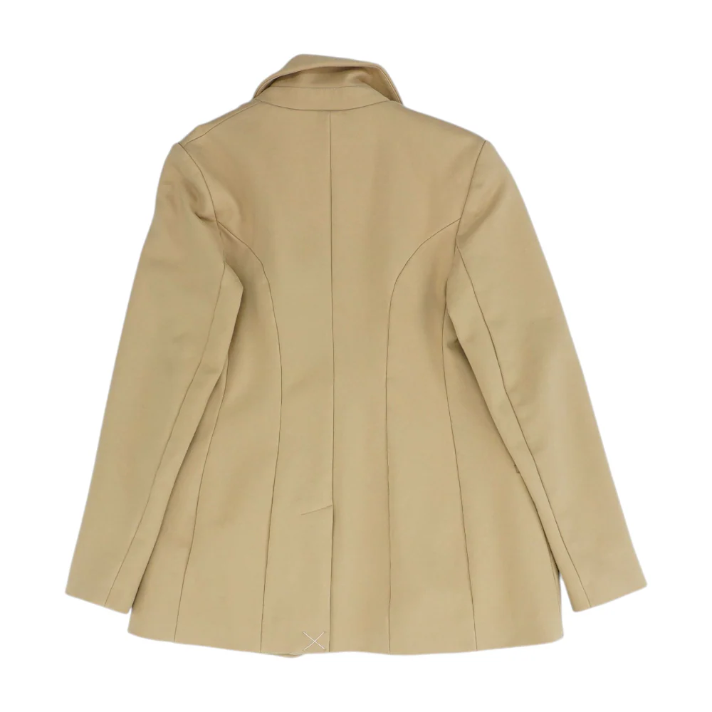 Khaki Solid Blazer - Image 2