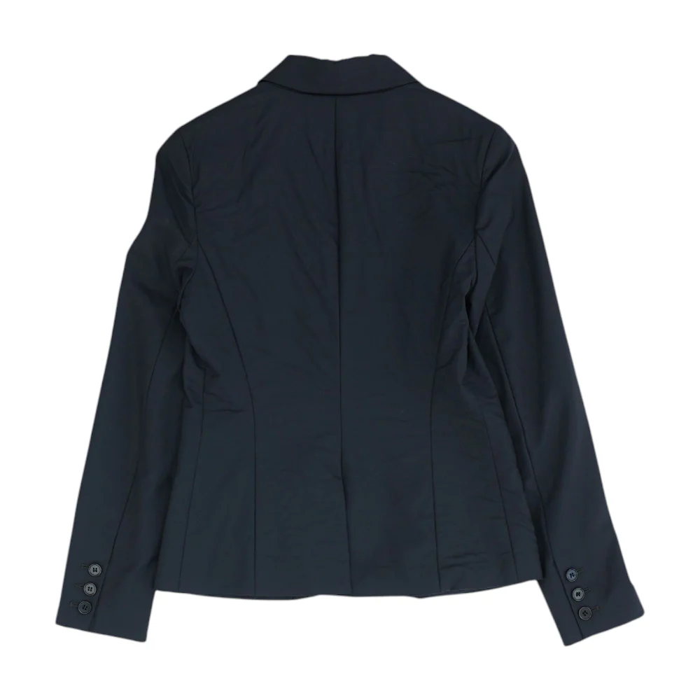 Black Solid Blazer - Image 2