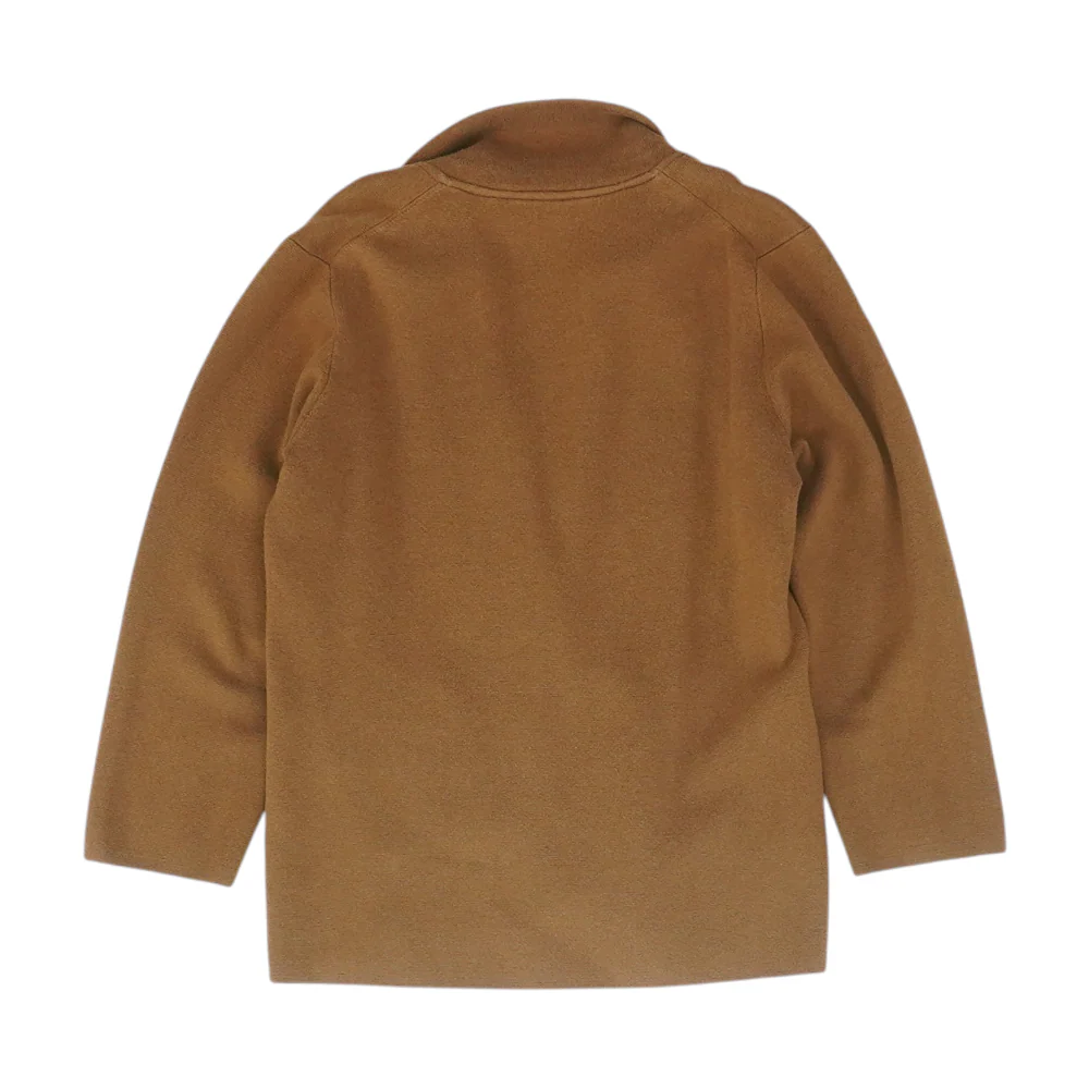 Brown Solid Blazer - Image 2
