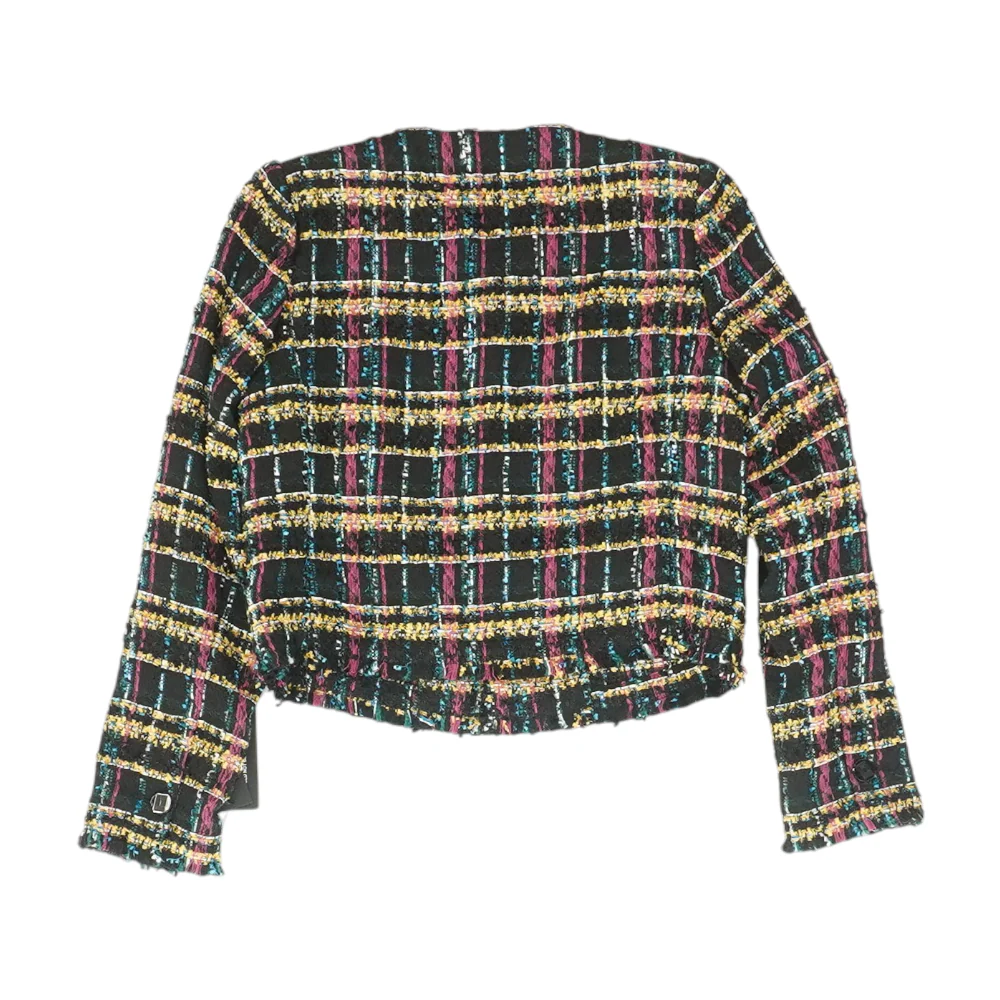 Black Petite Check Blazer - Image 2