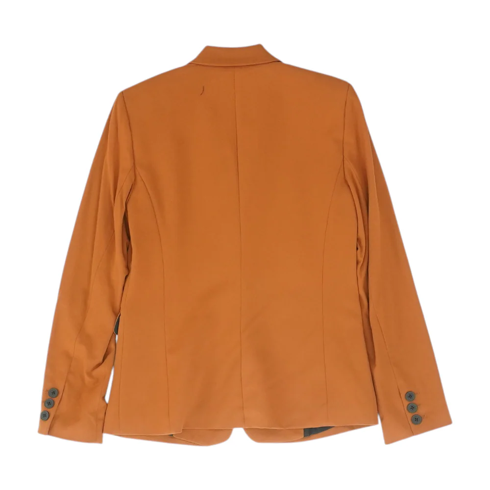 Brown Solid Blazer - Image 2