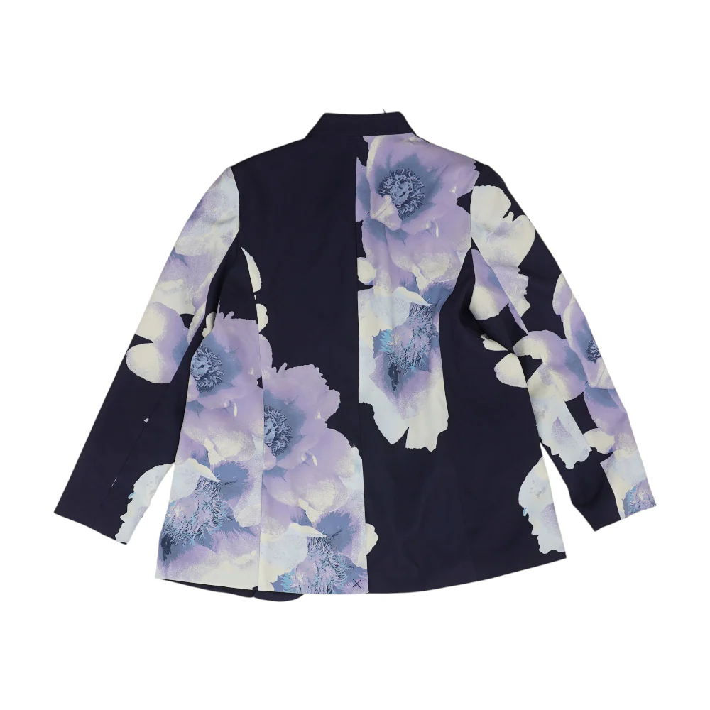 Navy Floral Blazer - Image 2