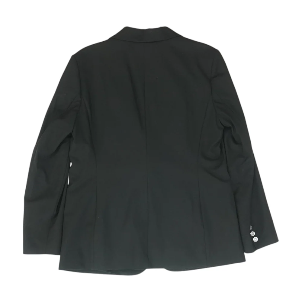 Black Solid Blazer - Image 2