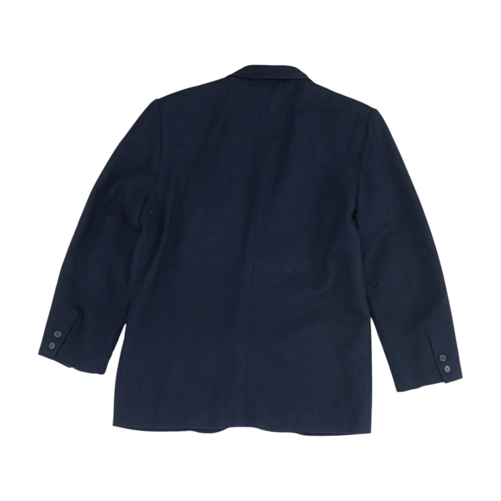 Vintage Navy Solid Blazer - Image 2
