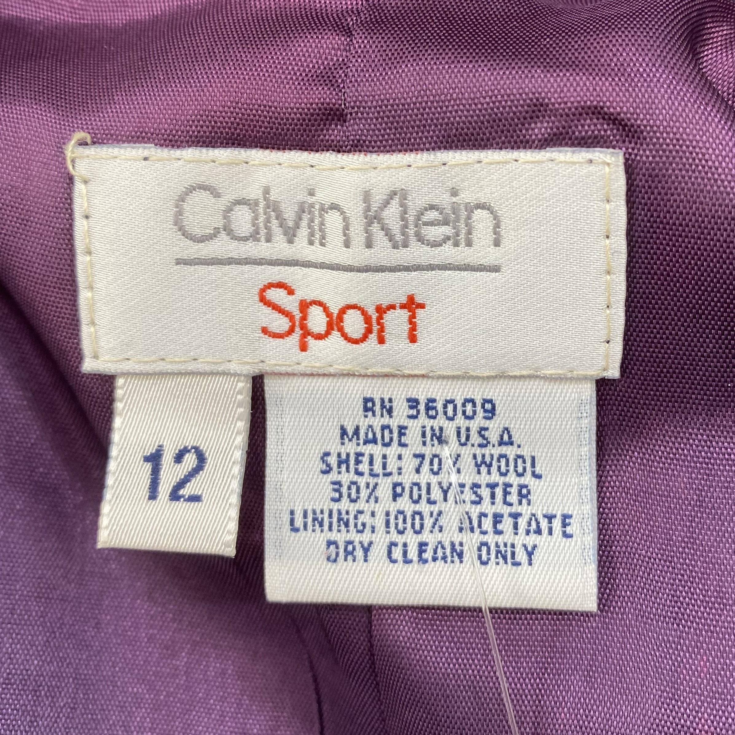 Vintage Navy Solid Blazer - Image 3