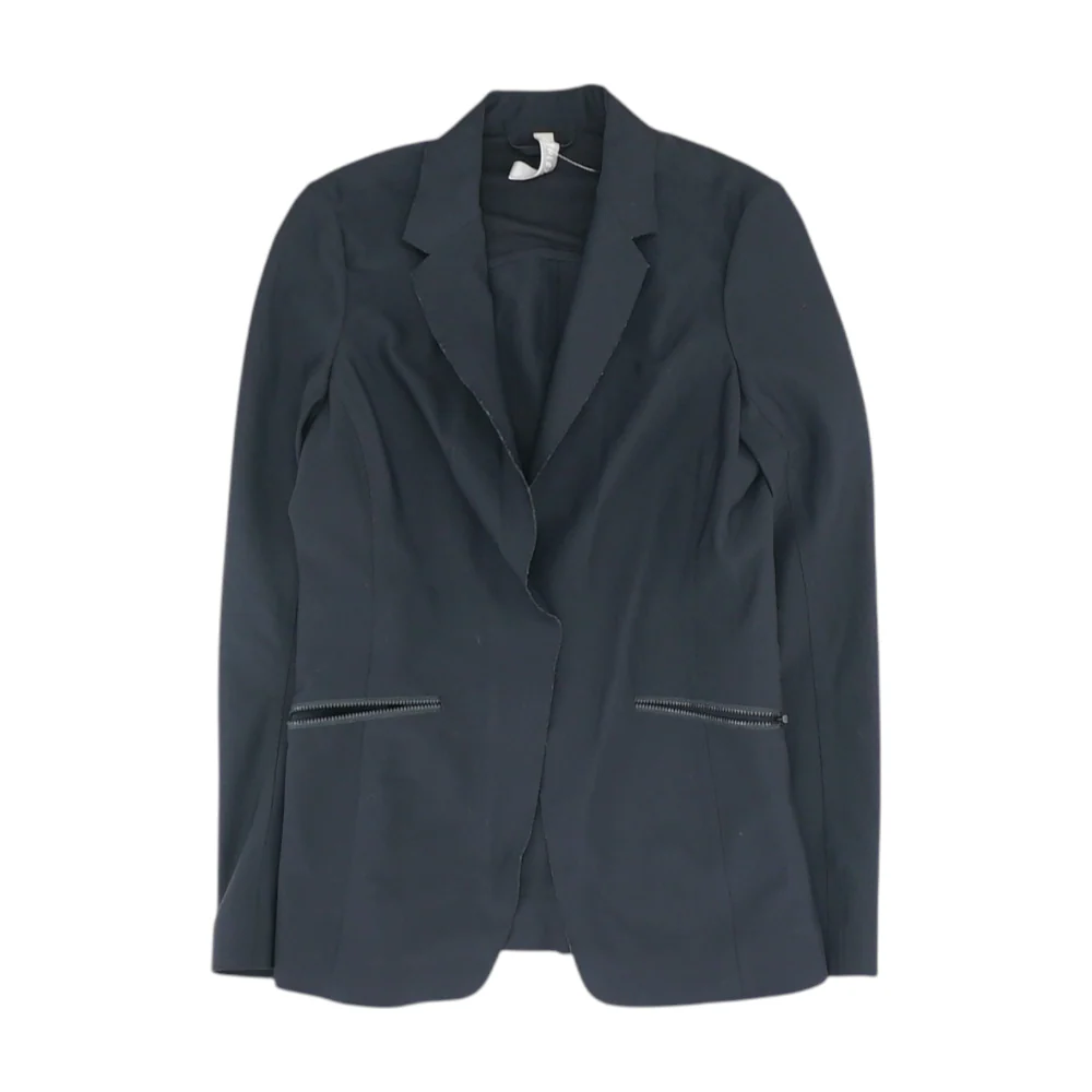 Black Solid Blazer - Image 3