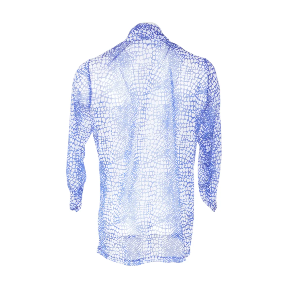 Blue Animal Print Cardigan - Image 2