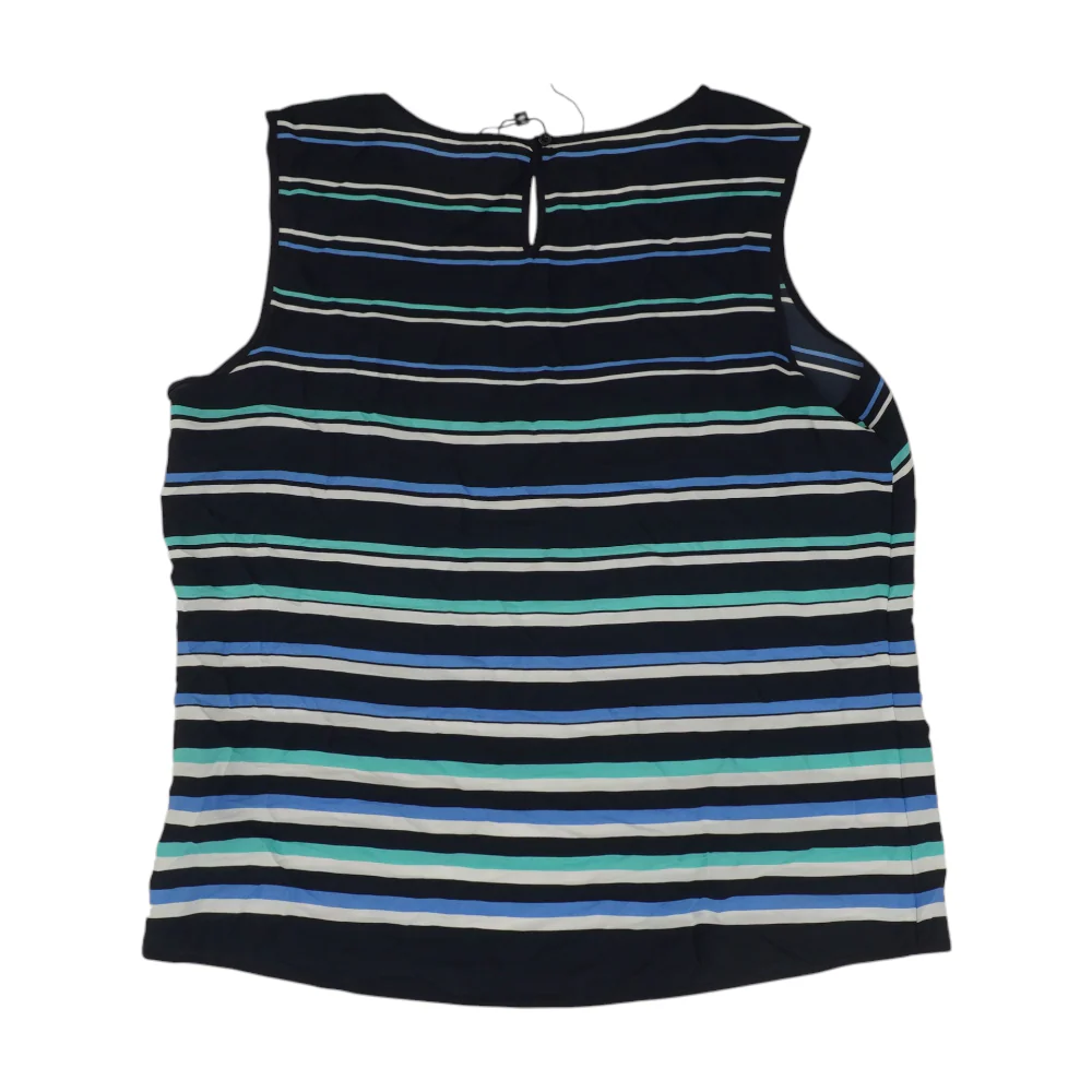 Navy Striped Blouse - Image 2