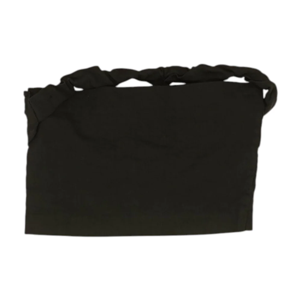 Black Cropped Blouse - Image 2