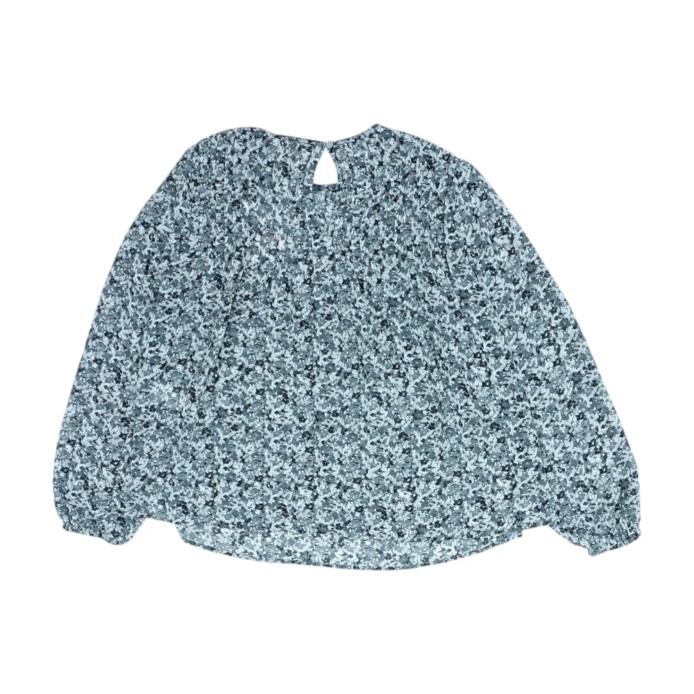 Gray Graphic Blouse - Image 2