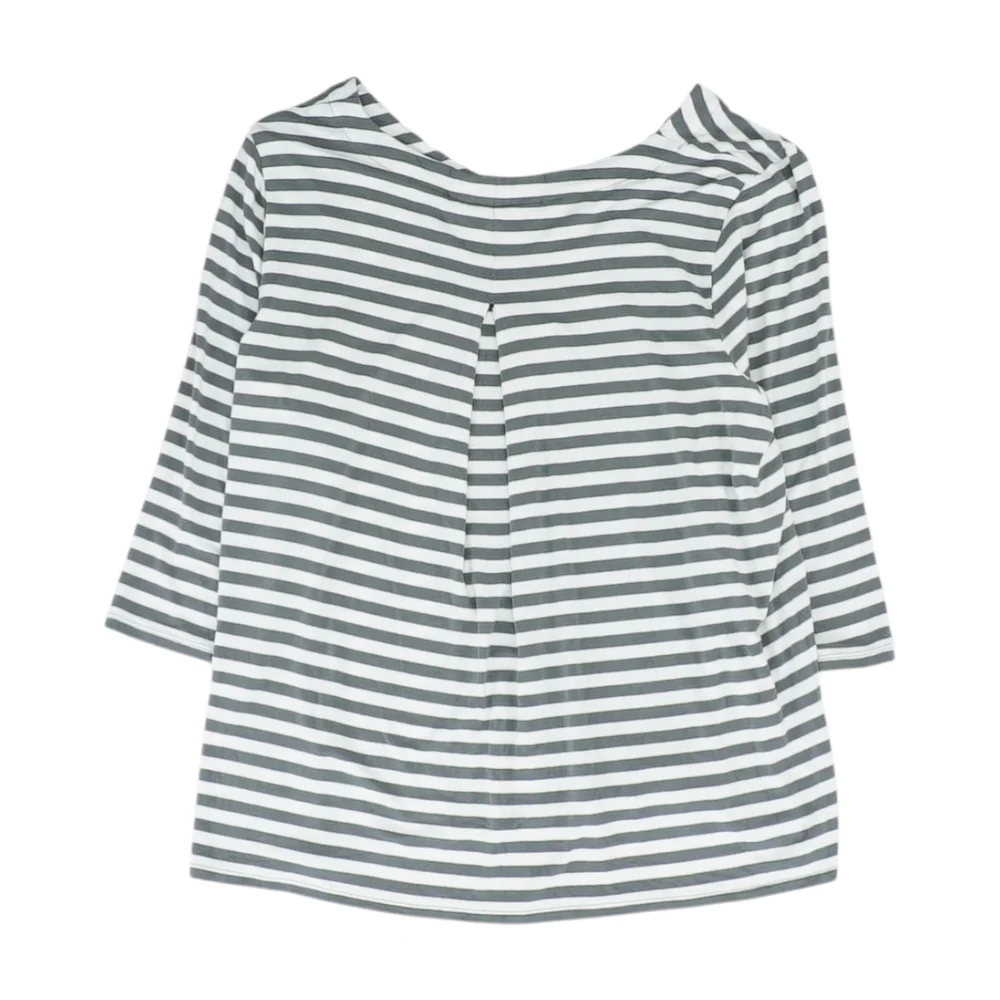 Gray Striped Blouse - Image 2