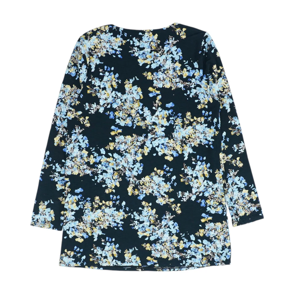 Black Floral Blouse - Image 2