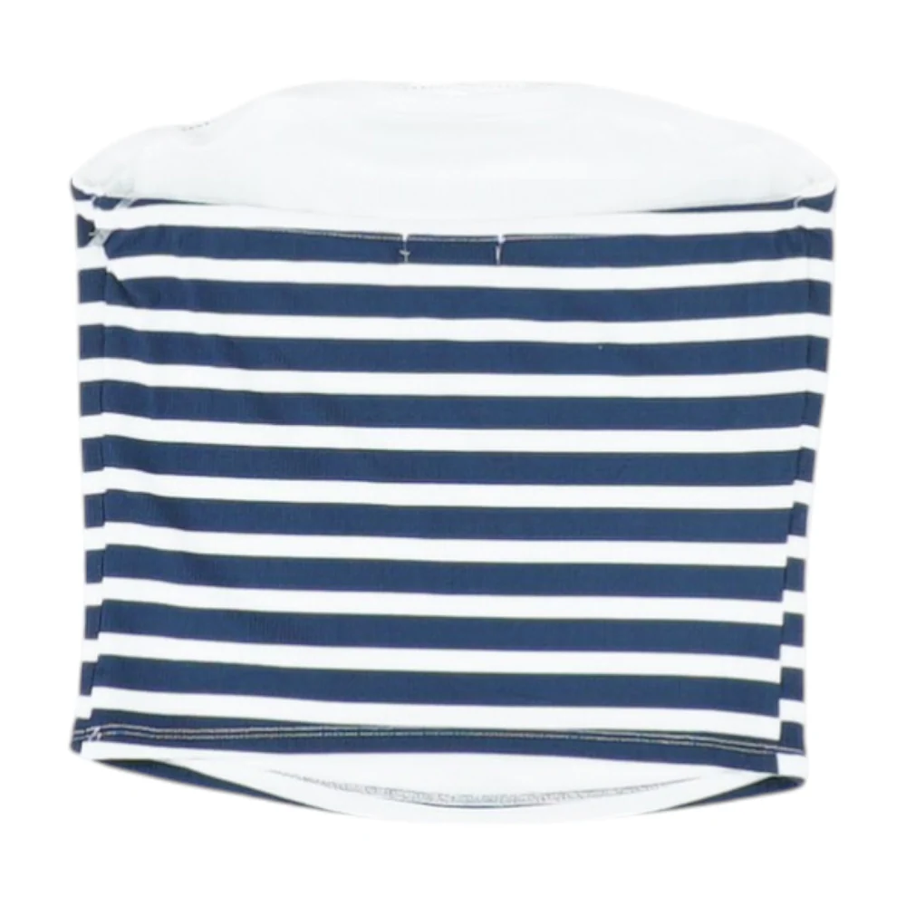 Navy Striped Blouse - Image 2