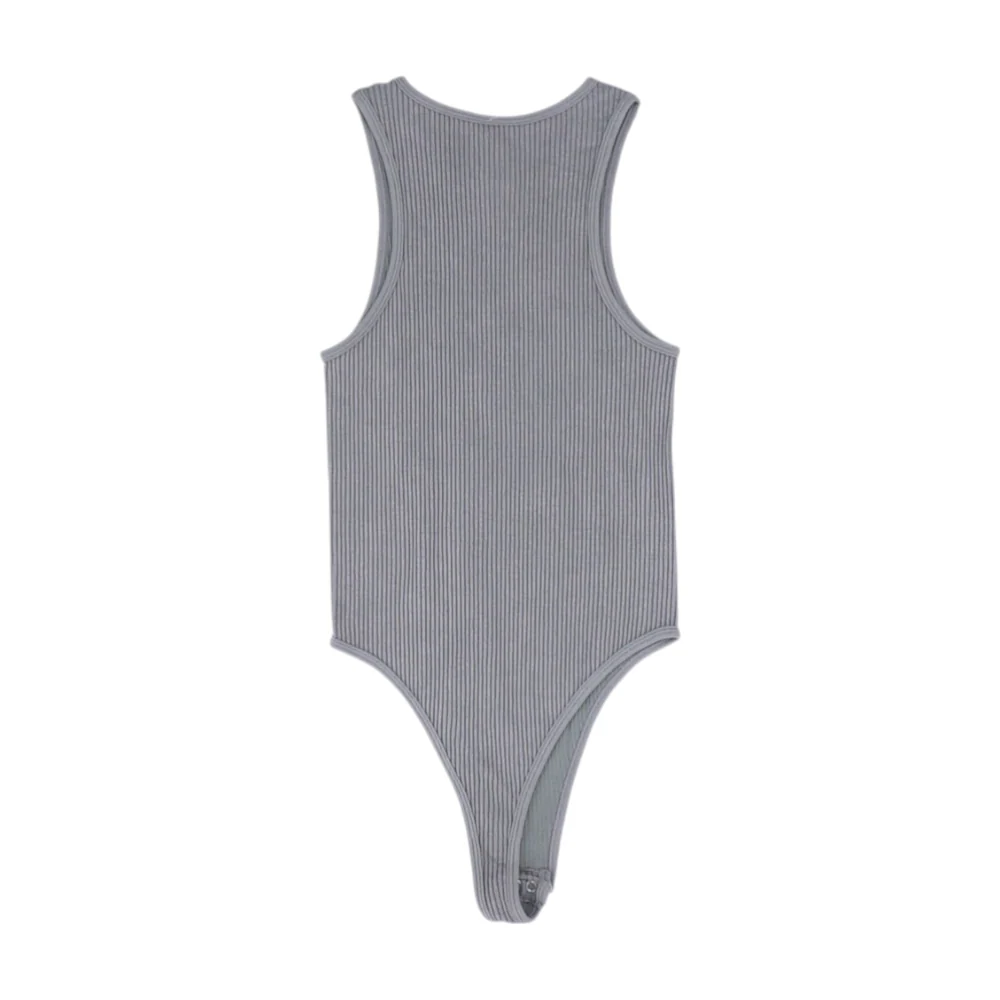 Gray Bodysuit Blouse - Image 2
