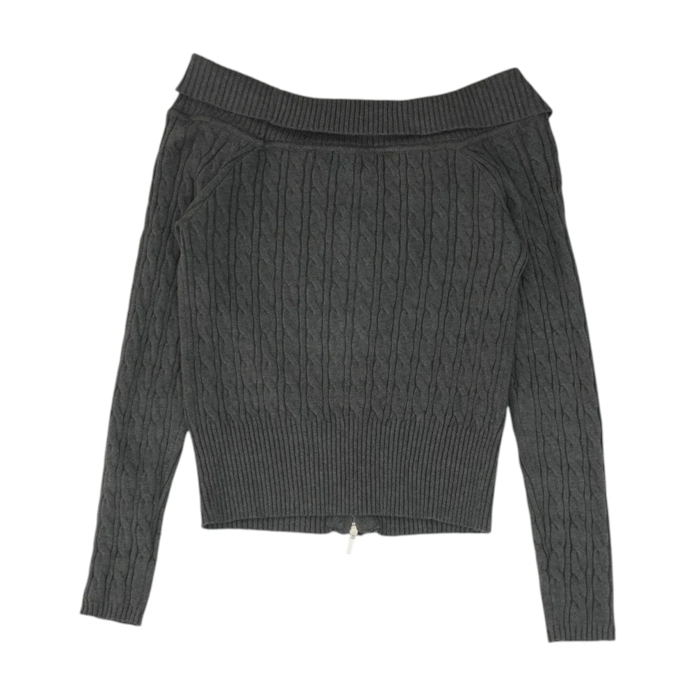 Gray Pullover Sweater - Image 2