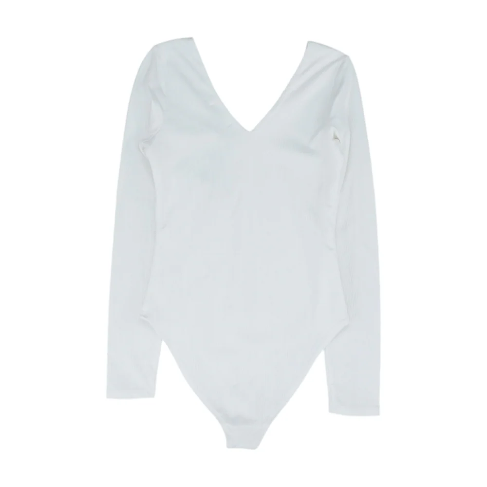 White Bodysuit Blouse - Image 2