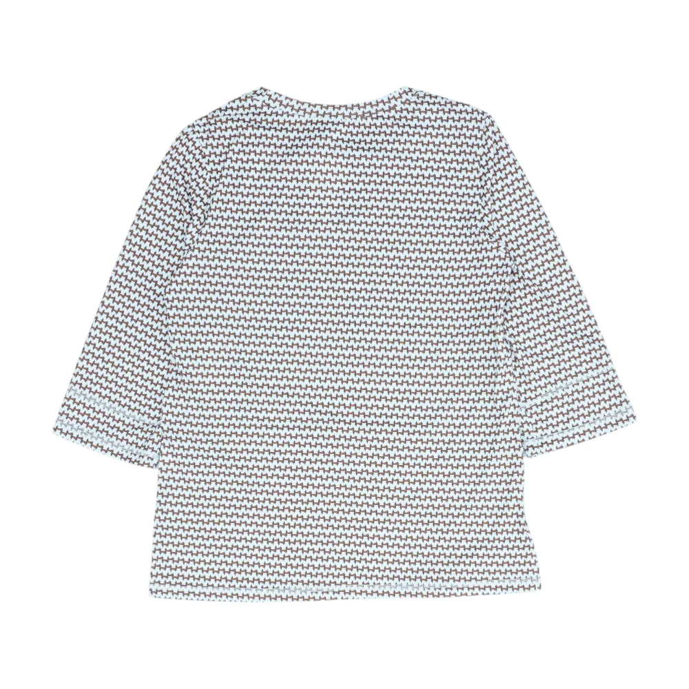 White Graphic Blouse - Image 2