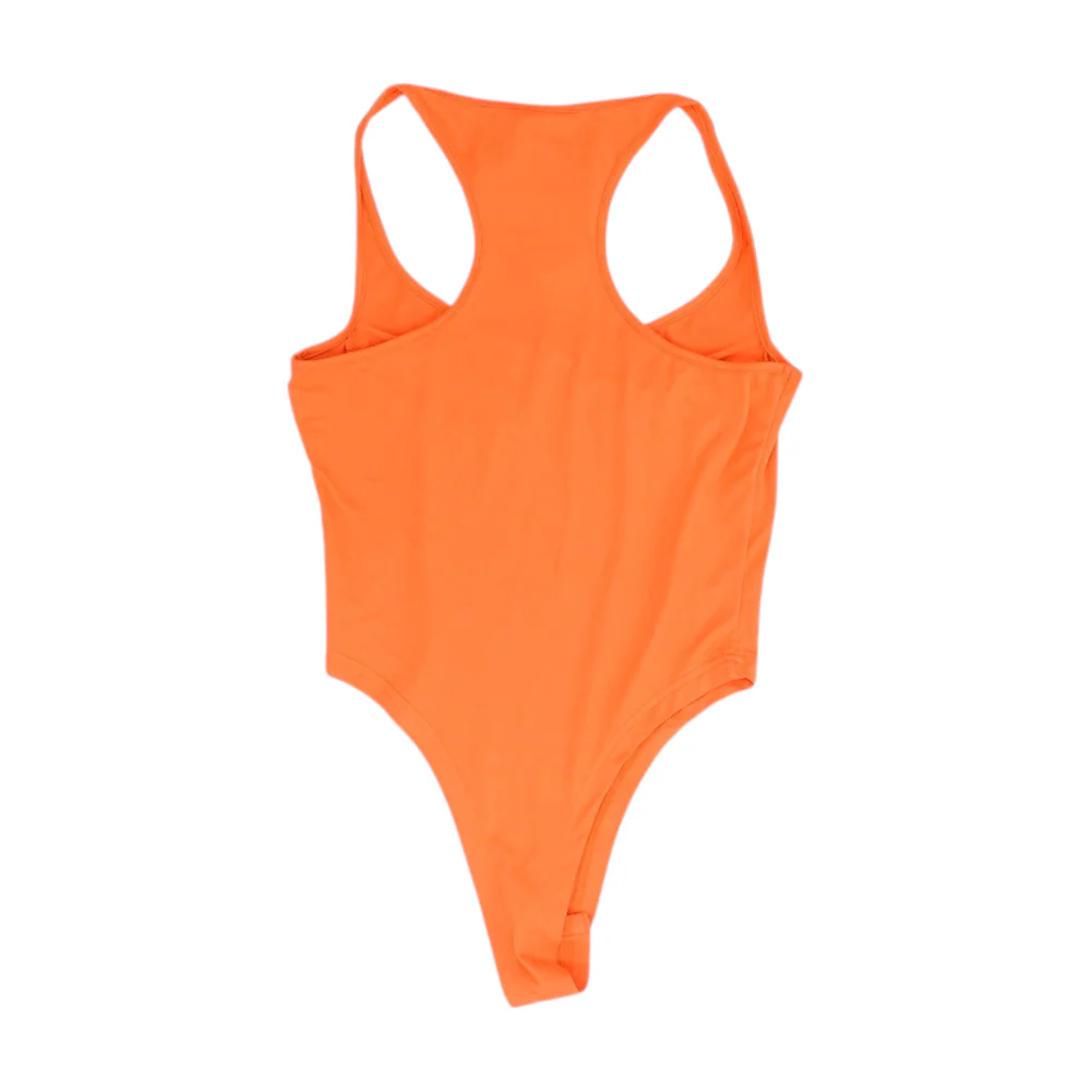 Orange Bodysuit Blouse - Image 2