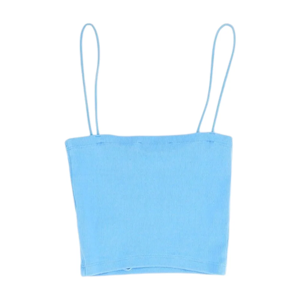 Blue Cropped Blouse - Image 2