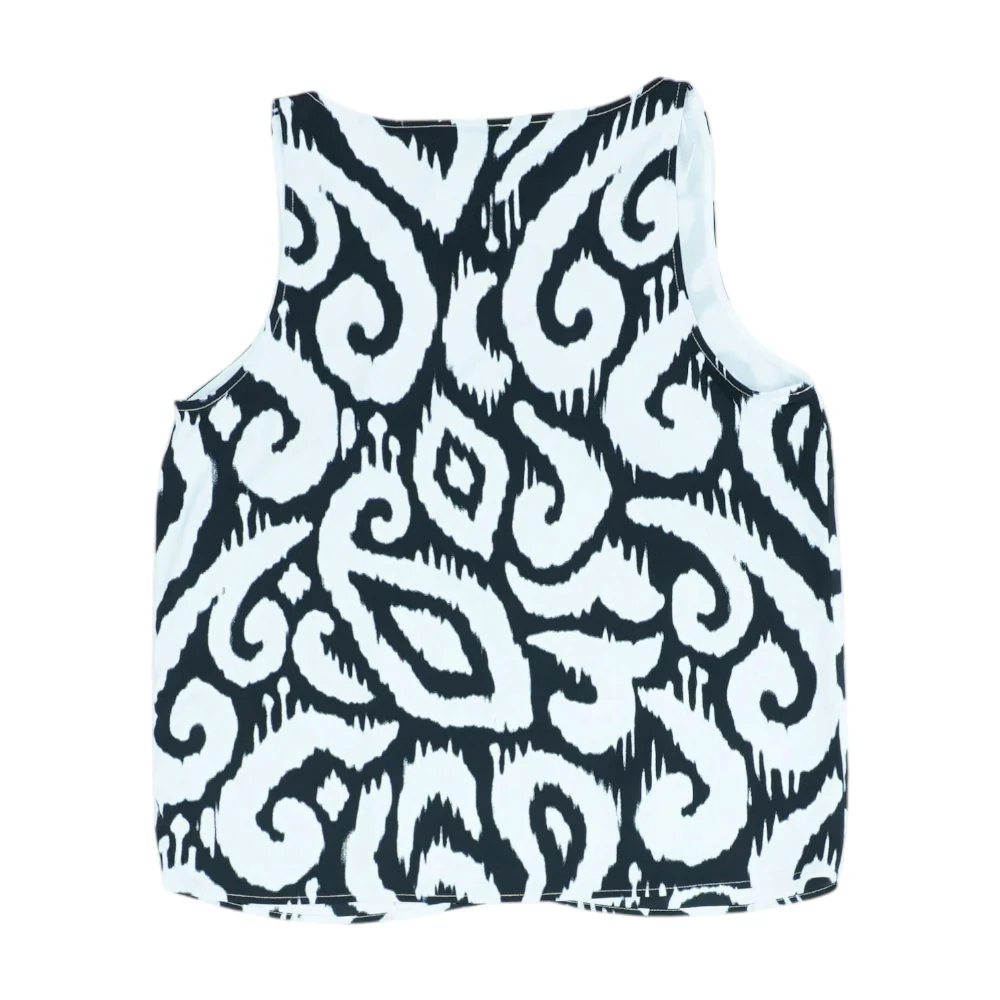 White Graphic Blouse - Image 2