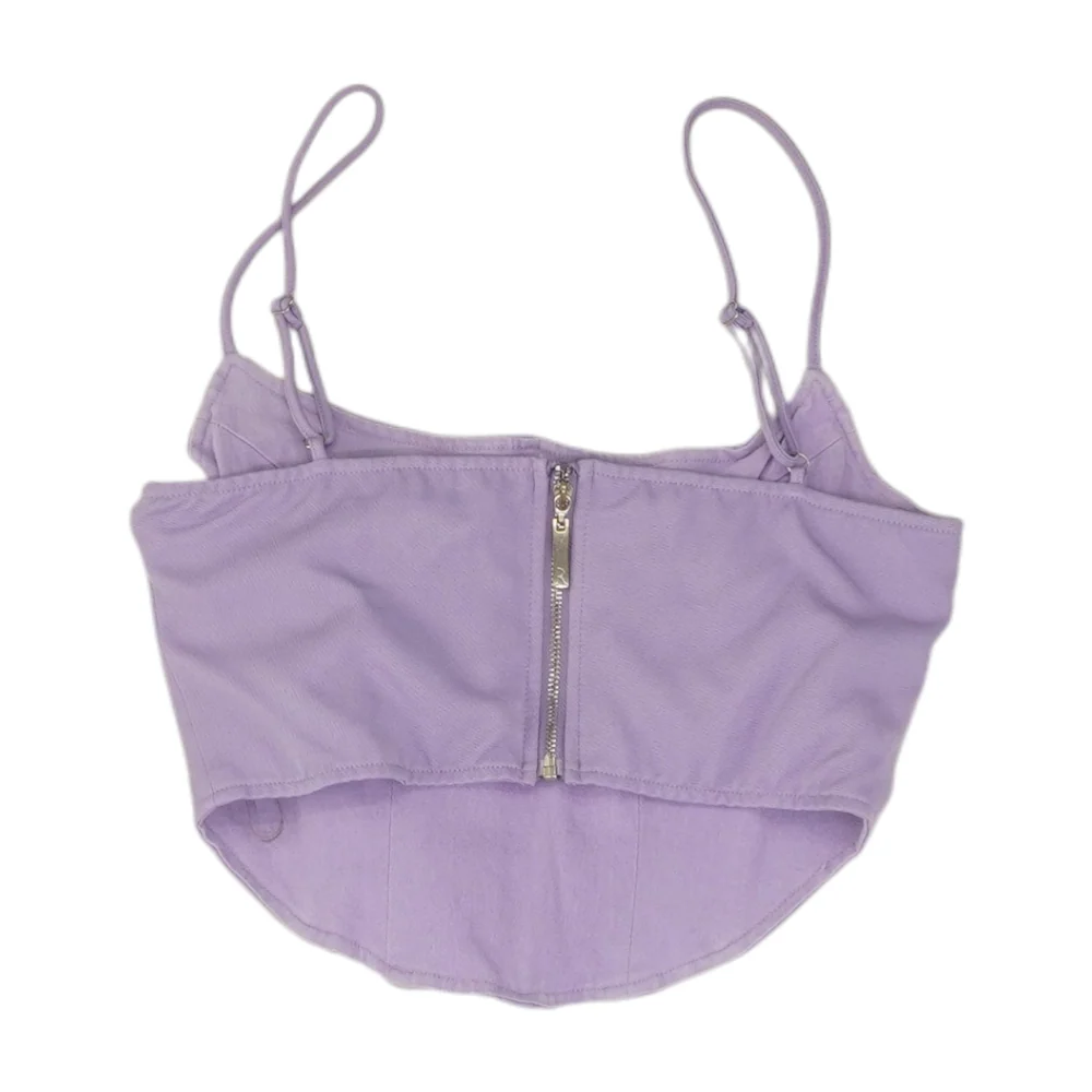 Purple Cropped Blouse - Image 2
