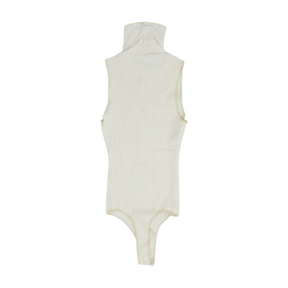 Beige Bodysuit Blouse - Image 2