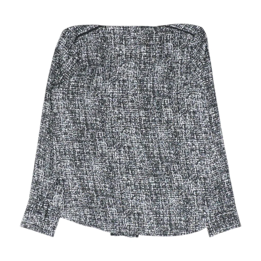 Black Print Blouse - Image 2