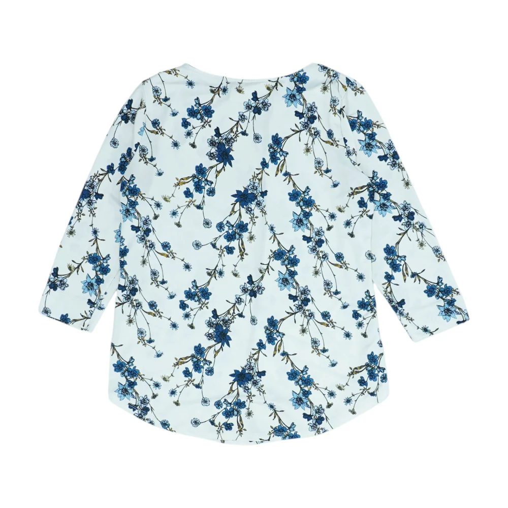 Beige Floral Blouse - Image 2