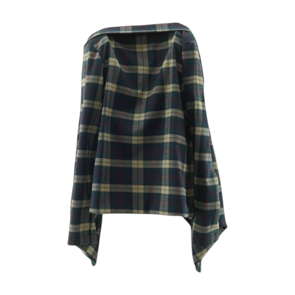 Navy Plaid Jacket - Image 2