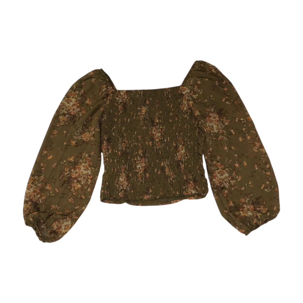Green Floral Blouse - Image 2