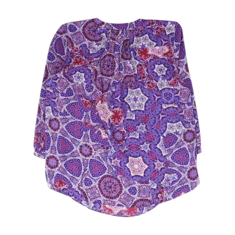 Purple Print Blouse - Image 2
