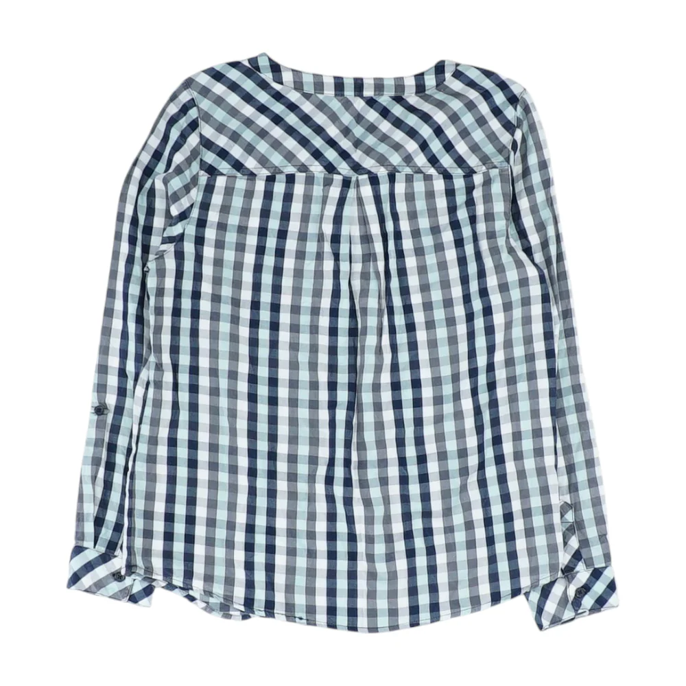 Gray Check Blouse - Image 2