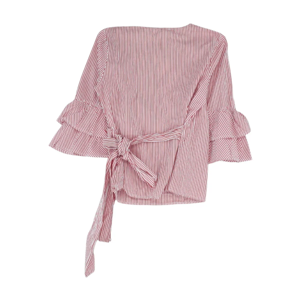 Red Striped Blouse - Image 2