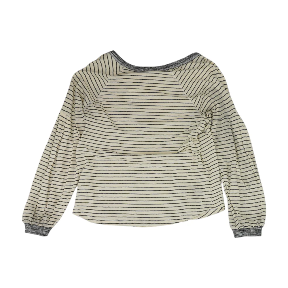 Beige Striped Blouse - Image 2