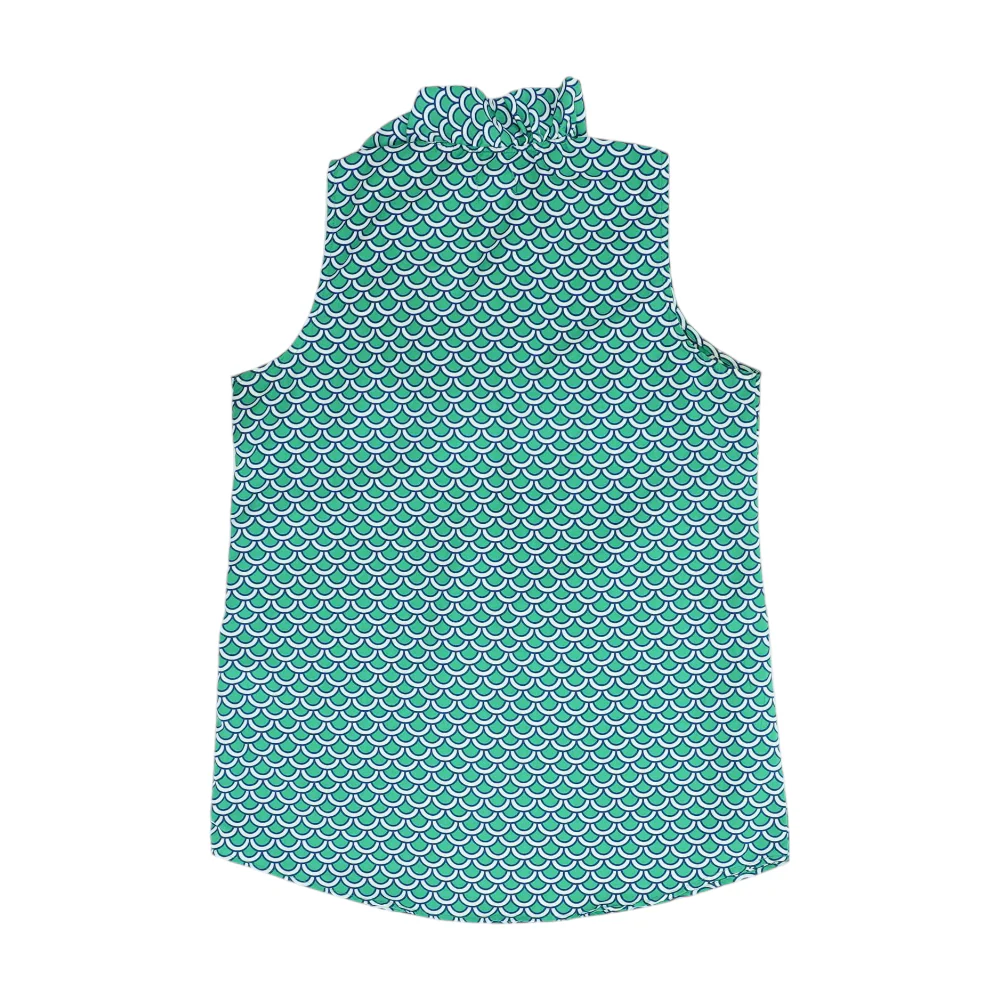 Green Print Blouse - Image 2