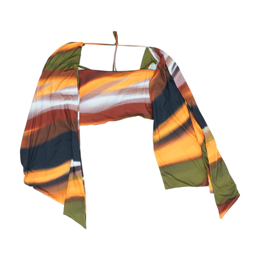 Multi Abstract Blouse - Image 2