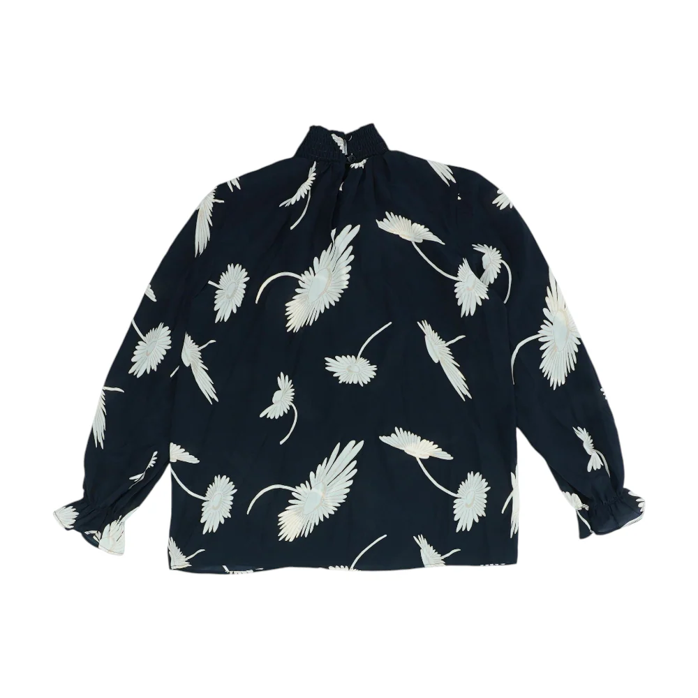 Black Floral Blouse - Image 2