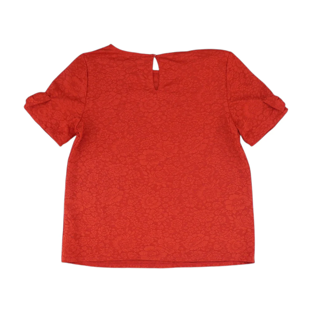 Red Floral Blouse - Image 2